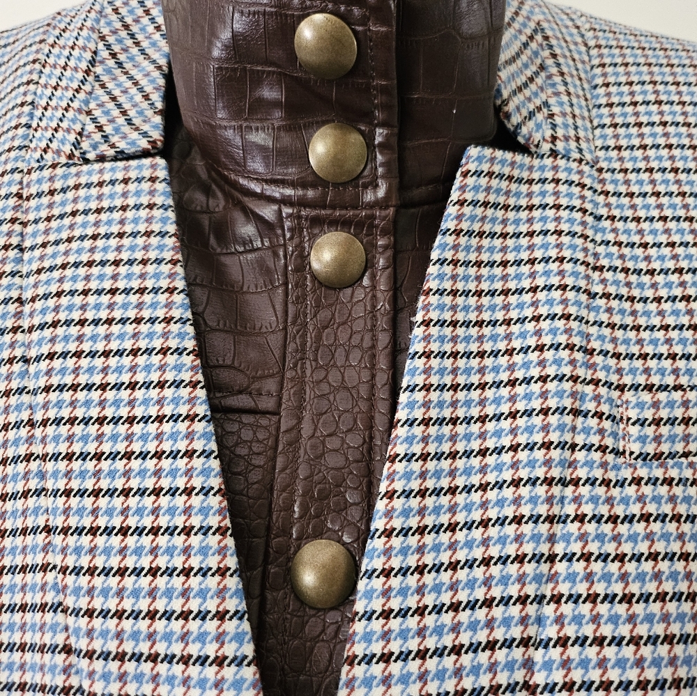 VERONICA BEARD Dickey JACKET Blue Plaid FARLEY - Picture 13 of 16